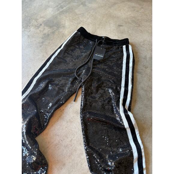 The Kooples Sport Sequin Track Pants Womens US 2 — NWT - Picture 2 of 11